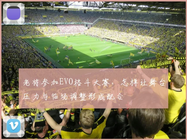 老将参加EVO格斗大赛，怎样让舞台压力与临场调整形成配合